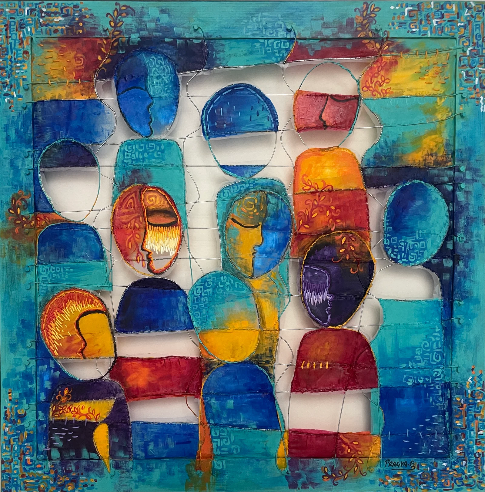“We The People” - Original Handcrafted Canvas Painting